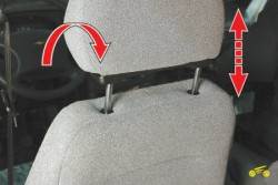 1.8 Регулировка положения передних сидений Chevrolet Niva 2002+