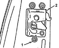 19.27.2 Дверные замки передних и задних дверей Daewoo Nexia 1994+