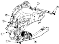 15.6 Замена двигателя вентилятора Ford Mondeo 2000-2007