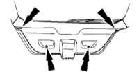 4.19 Демонтаж и монтаж электродвигателя заднего стеклоочистителя Ford Mondeo 2000-2007