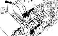 3.15.2 Снятие и установка зубчатого ремня (Двигатель 1,6 дм3) Форд Эскорт