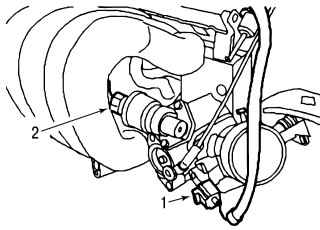 Размещение зубчатого приводного ремня на двигателях выпуска до января 1999 г.