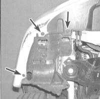 11.10  Снятие и установка накладок переднего и заднего бамперов Хонда Аккорд 1998