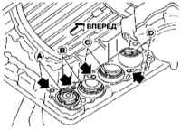 8.1.7 Снятие и установка клапанной сборки гидравлического контура управления АТ Инфинити QX4 1998-2004
