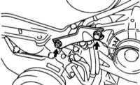 4.6 Снятие, проверка и установка ремня привода ГРМ его натяжителя, шкива и зубчатого колеса коленчатого вала, зубчатых колёс распределительных валов и промежуточных роликов Лексус RX300