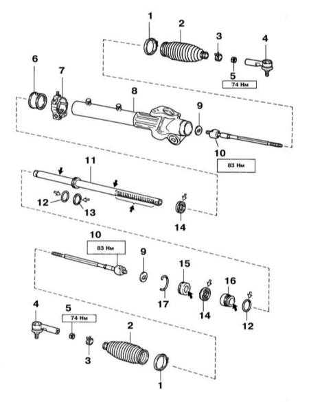 11.3.4 Снятие, установка, разборка и сборка рулевого механизма Лексус RX300