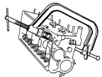 2.13 Снятие и установка клапанов Mazda 323
