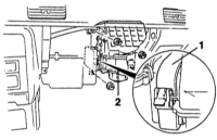 16.3  Снятие и установка вентилятора отопителя Mazda 323
