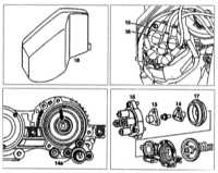 7.1.10 Распределитель зажигания (двигатели М119.97) - детали установки Mercedes-Benz W140