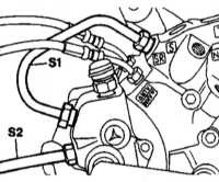 12.3.11 Регулятор клиренса передней подвески - детали установки Mercedes-Benz W140