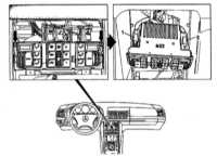 13.11 Снятие и установка кнопочной панели управления кондиционером (модели   по 31.08.95 г. вып. с блоком управления «Bosch») Mercedes-Benz W140