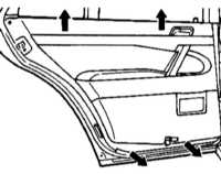 13.17 Снятие и установка панелей внутренней обивки дверей Mercedes-Benz W140