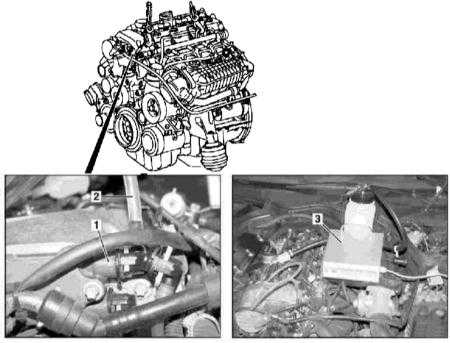 6.22 Удаление воздуха из контура низкого давления топливного тракта, - на примере двигателя серии 612 Mercedes-Benz W163