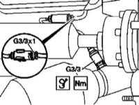 6.37 Снятие и установка лямбда-зондов Mercedes-Benz W163