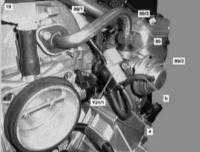 6.38 Снятие и установка клапана EGR, - М112/113 Mercedes-Benz W163