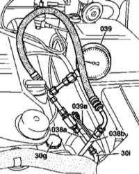 12.18 Проверка напора рулевого насоса Mercedes-Benz W163