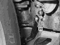 13.13 Снятие и установка панелей нижней защиты двигательного отсека Mercedes-Benz W163