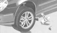 3.6 состояния шин и давления в них. Обозначение шин и дисков   колёс. Ротация и замена колёс Mercedes-Benz W203
