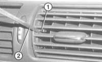 5.2.7 Снятие и установка вентиляционных дефлекторов Mercedes-Benz W203