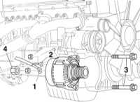 7.4.7 Снятие и установка генератора Mercedes-Benz W203