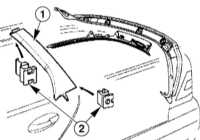 13.2.15 Снятие и установка облицовки стойки C Mercedes-Benz W203