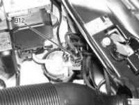 5.2.2 Расположение основных электрических элементов системы кондиционирования   воздуха Mercedes-Benz W220