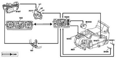 5.2.3 Система кондиционирования воздуха - общая информация и меры предосторожности Mercedes-Benz W220