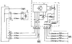 Электрическая схема системы предпускового подогрева двигателя