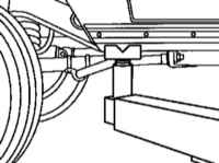 1.5 Поддомкрачивание при помощи штатного домкрата при смене колес Mercedes-Benz W463