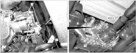 9.2.6 Снятие и установка сервомотора раздаточной коробки Mercedes-Benz W463