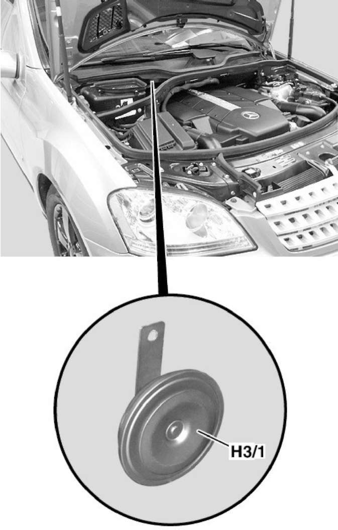 3.8 Противоугонная сигнализация (EDW) Mercedes-Benz W164 (ML Class)