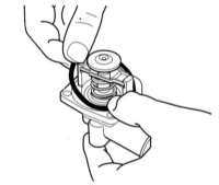 5.3.2 Снятие, установка и проверка исправности функционирования термостата Opel Corsa