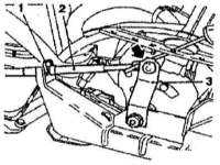 9.3 Снятие и установка троса выбора передач Opel Corsa