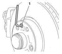 11.8 Проверка состояния, снятие и установка тормозного диска Opel Corsa