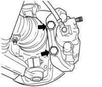 11.10 Снятие, восстановительный ремонт и установка суппортов дисковых тормозных механизмов передних колес Opel Corsa