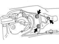14.33 Снятие и установка э/мотора заднего стеклоочистителя Opel Corsa