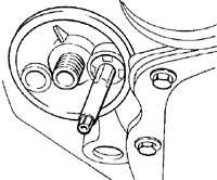 4.5.11 Снятие и установка перепускного клапана Opel Kadett E
