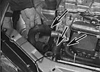 3.5.4 Снятие и установка дизельного двигателя вместе с коробкой передач Opel Vectra B