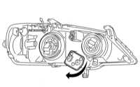 14.8 Снятие и установка наружных осветительных/сигнальных приборов Opel Astra