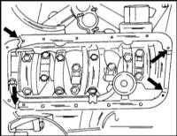 3.13 Работы с системой смазки двигателя OHC/DOHC 2.0 л Opel Frontera