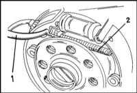 10.2 Тормозной механизм задних колес Opel Frontera
