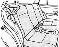 1.8.2 Задние сиденья Peugeot 405