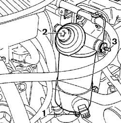 3.2.7 Удаление воздуха из топливной системы Peugeot 405
