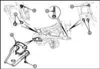 12.8  Снятие и установка на место ручной коробки передач Saab 9000