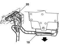 4.2.2 Снятие и установка блока управления системой вентиляции с отопителем и К/В, снятие и установка расширительного клапана Saab 95