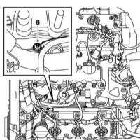 6.1.5 Снятие и установка компонентов системы преднакала дизельного двигателя Saab 95