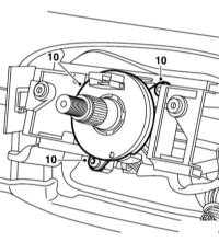 11.4.4 Снятие и установка сборки рулевой колонки Saab 95
