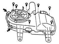 5.9 Проверка исправности функционирования приводного электромотора вентилятора   отопителя и его замена Toyota Land Cruiser
