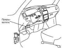 14.7 Проверка исправности функционирования и замена прерывателя указателей   поворотов/аварийной сигнализации и выключателя последней Toyota Land Cruiser