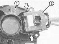 14.3.3 Снятие и установка указателя поворота/выключателя стеклоочистителя БМВ 3 (E46)
